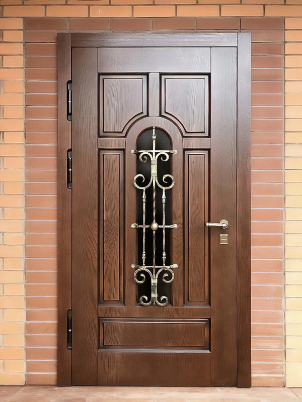 Остекленная входная дверь Остекленная входная дверь