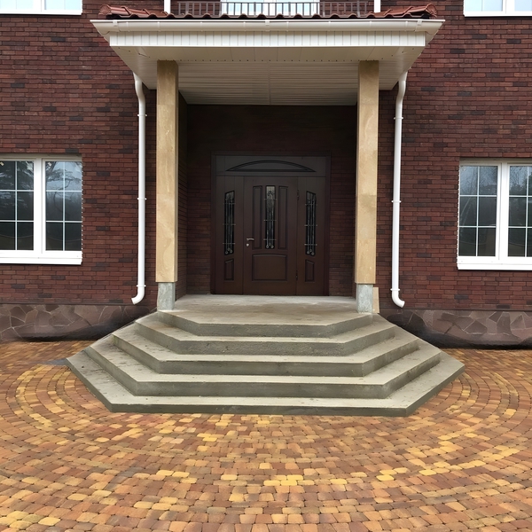 Входная группа в коттедже Входная группа в коттедже